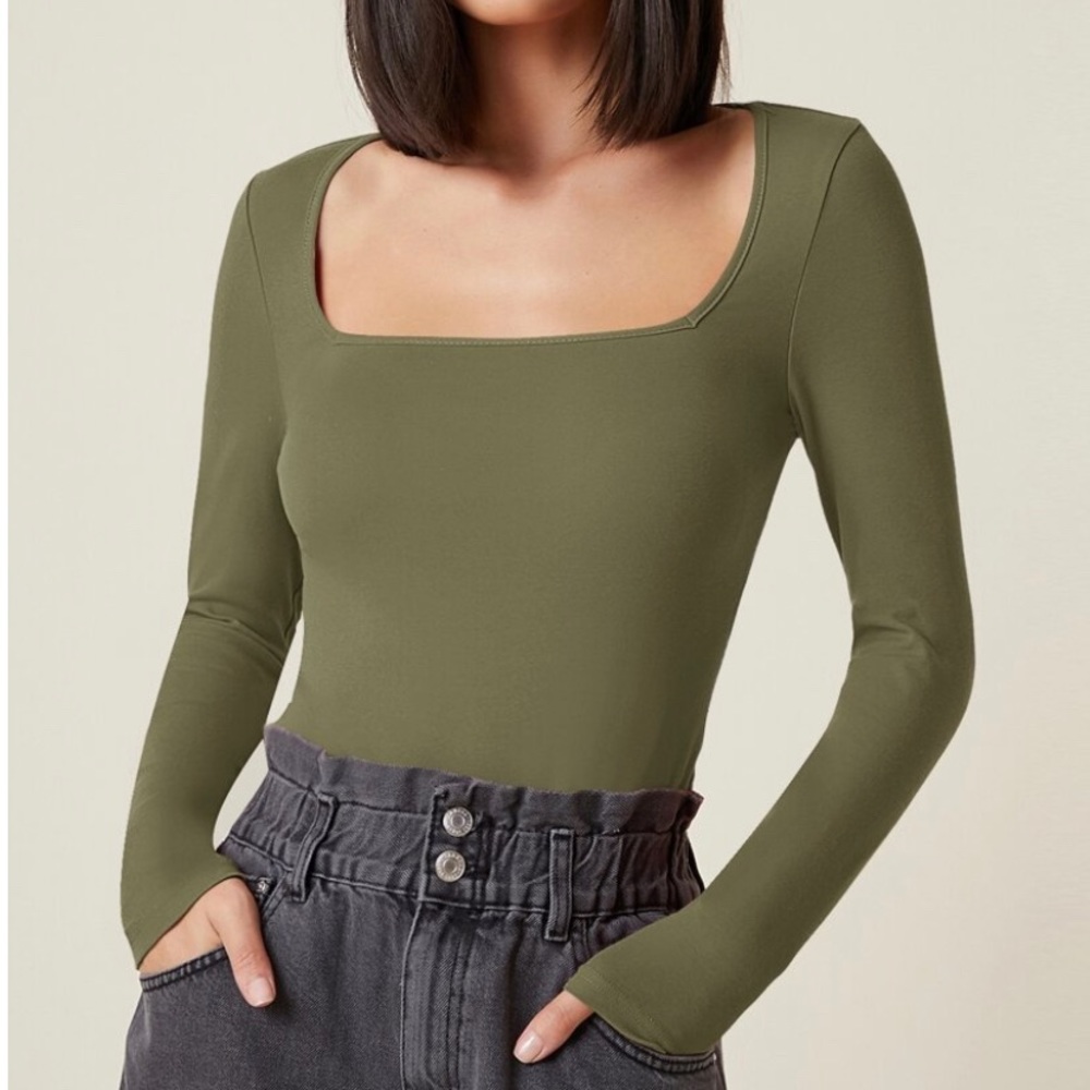 Shein Square Neck Top, XS, NWOT